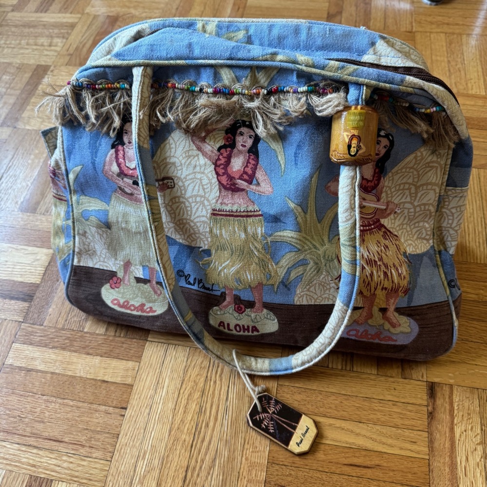 aloha hula girls paul brent beach bag/handbag